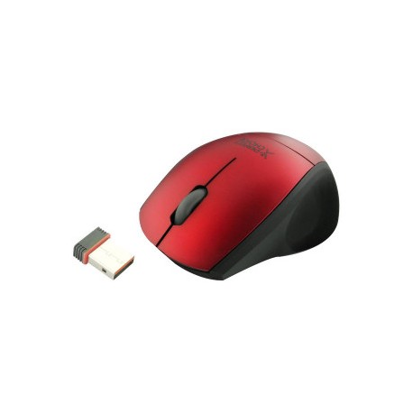 MOUSE INALAMBRICO TODA SUPERFICIEPERFECT TRACK DESING ROJO